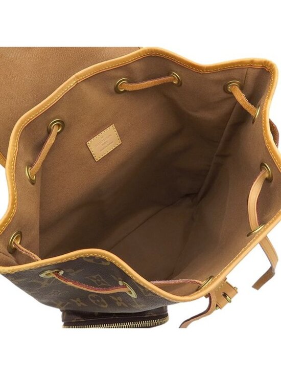 Louis Vuitton Backpack Sac de Bosfort Monogram Canvas Gold main image 4